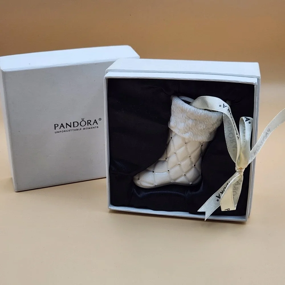 Pandora 2012 Christmas Stocking Porcelain Ornament Limited Edition With Box